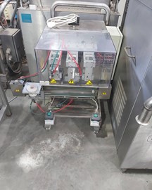 מכונה לסגירת שפורפרות מעבדתית חצי אוטומטית